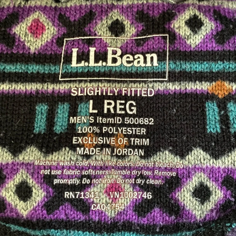 LL Bean Mountain Classic Sweater fleece, size large - Picture 10 of 11